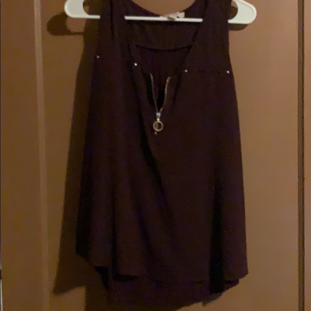 Maroon tank top